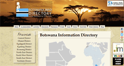 Desktop Screenshot of botswana-info.com